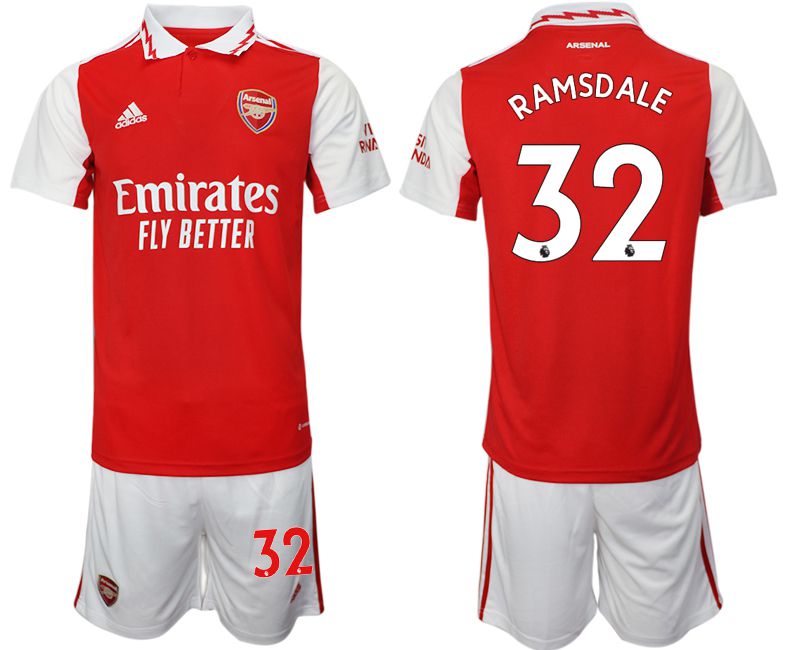 Men 2022-2023 Club Arsenal home red 32 Soccer Jersey